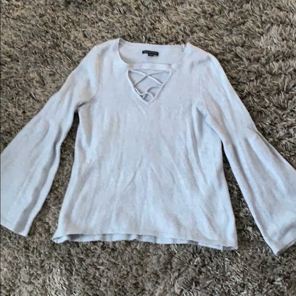American eagle bell sleeve sweater